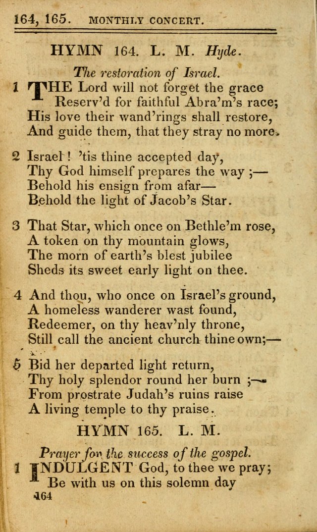 A Selection of Hymns: including a few originals, designed to aid the friends of  Zion in their private and social worship page 164
