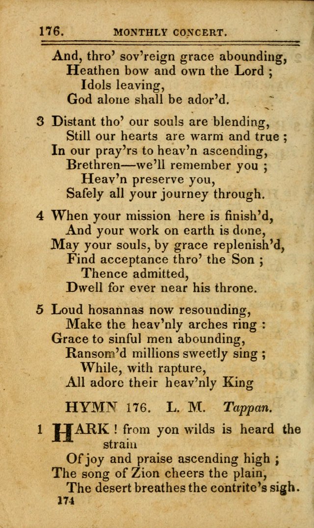 A Selection of Hymns: including a few originals, designed to aid the friends of  Zion in their private and social worship page 174