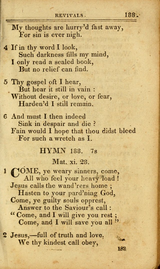 A Selection of Hymns: including a few originals, designed to aid the friends of  Zion in their private and social worship page 183