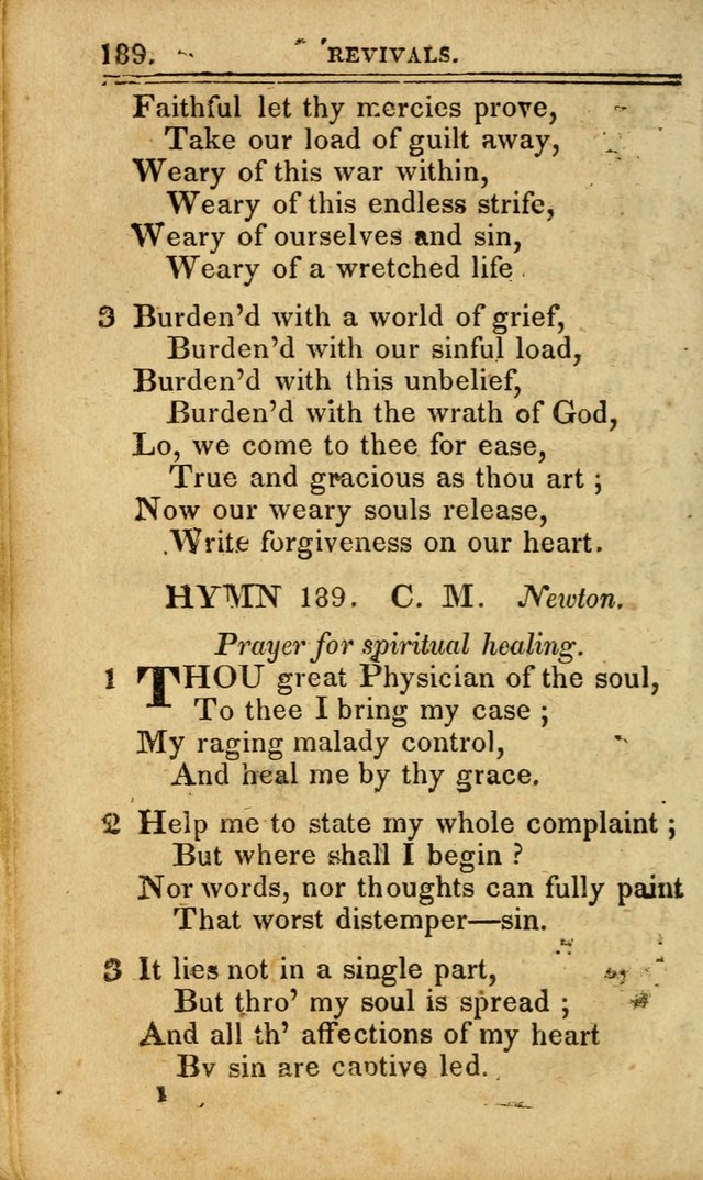 A Selection of Hymns: including a few originals, designed to aid the friends of  Zion in their private and social worship page 184