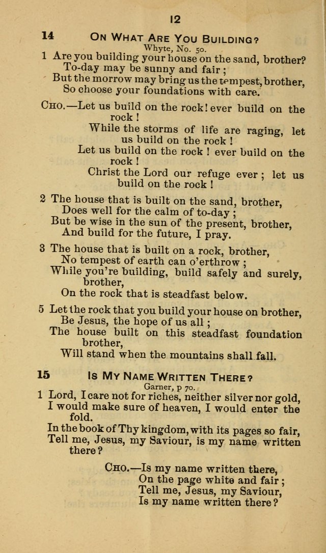 Selection of Hymns, for the use of the first M. E. Church, Cape May City page 13