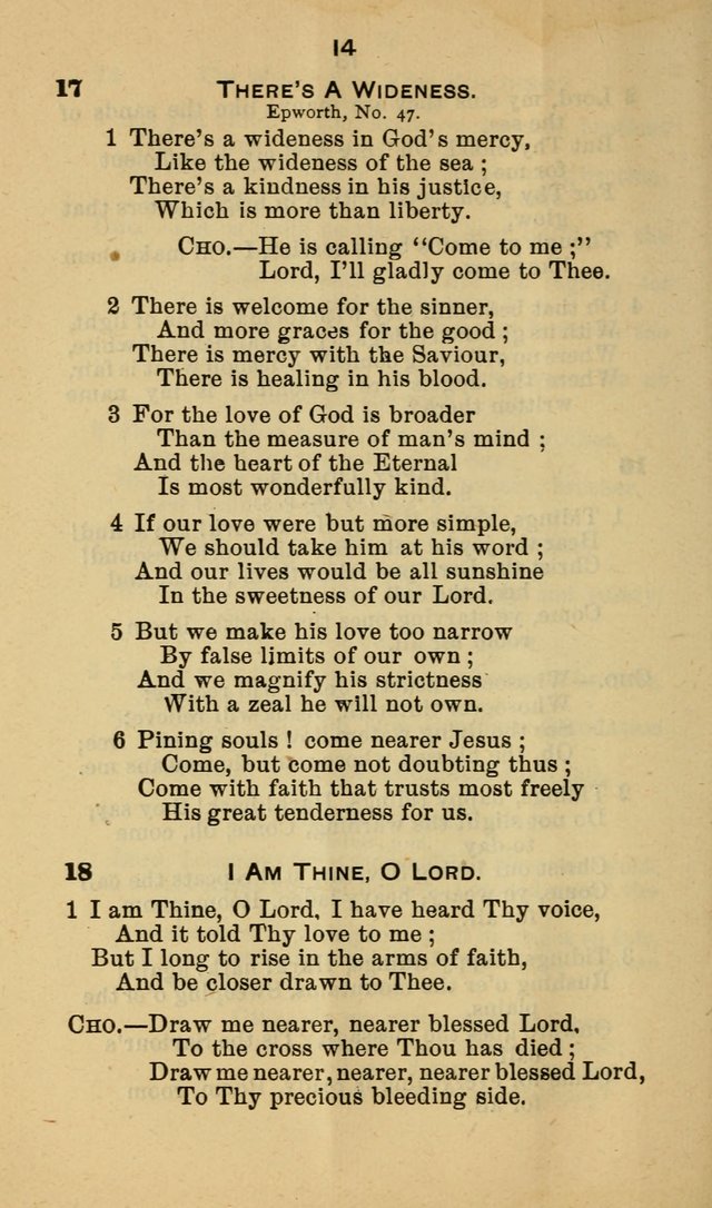 Selection of Hymns, for the use of the first M. E. Church, Cape May City page 15