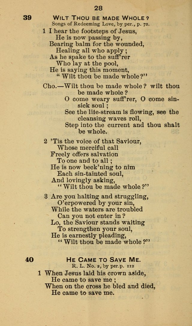 Selection of Hymns, for the use of the first M. E. Church, Cape May City page 29