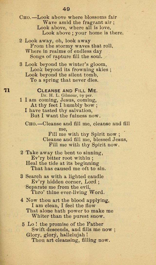 Selection of Hymns, for the use of the first M. E. Church, Cape May City page 50
