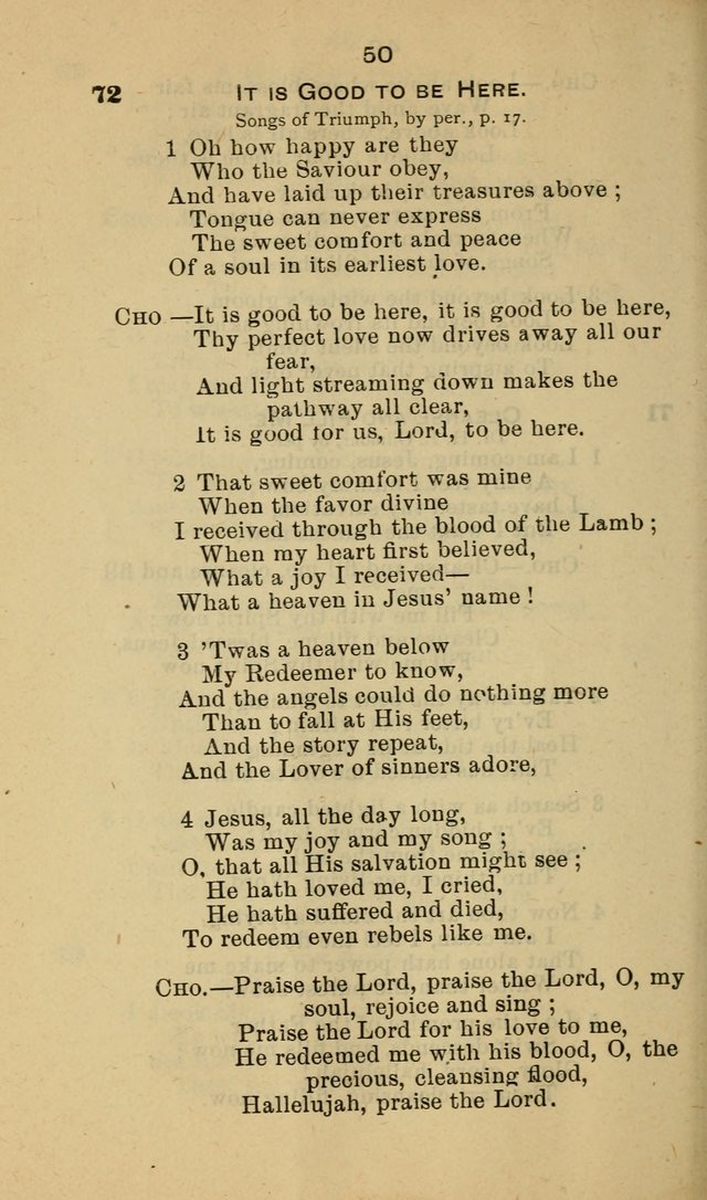 Selection of Hymns, for the use of the first M. E. Church, Cape May City page 51