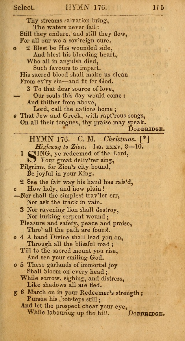 Select Hymns from Other Authors, Selected Harmony Together with Directions for Musical Expression. 2nd ed. page 115