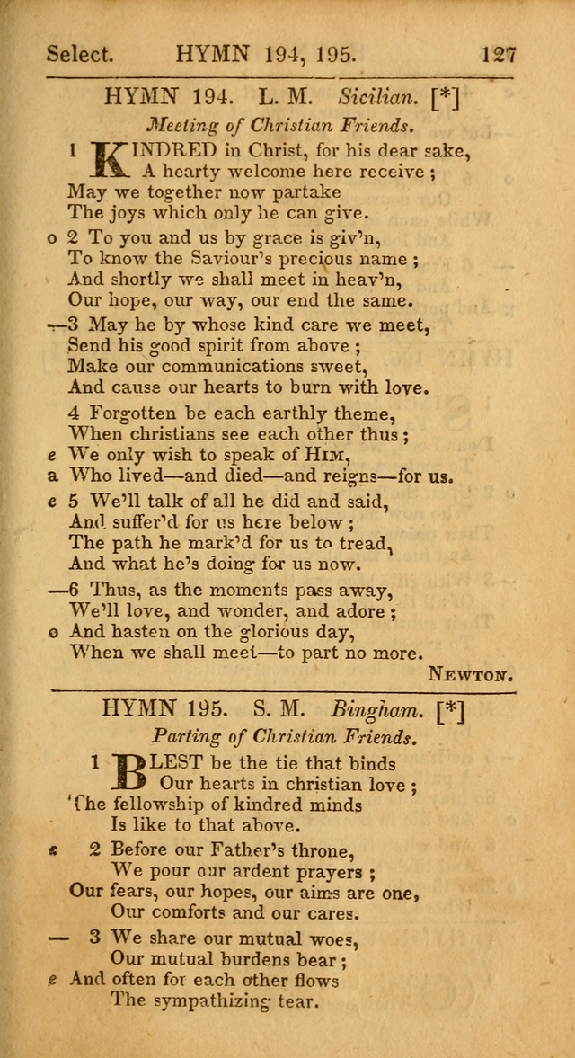 Select Hymns from Other Authors, Selected Harmony Together with Directions for Musical Expression. 2nd ed. page 127