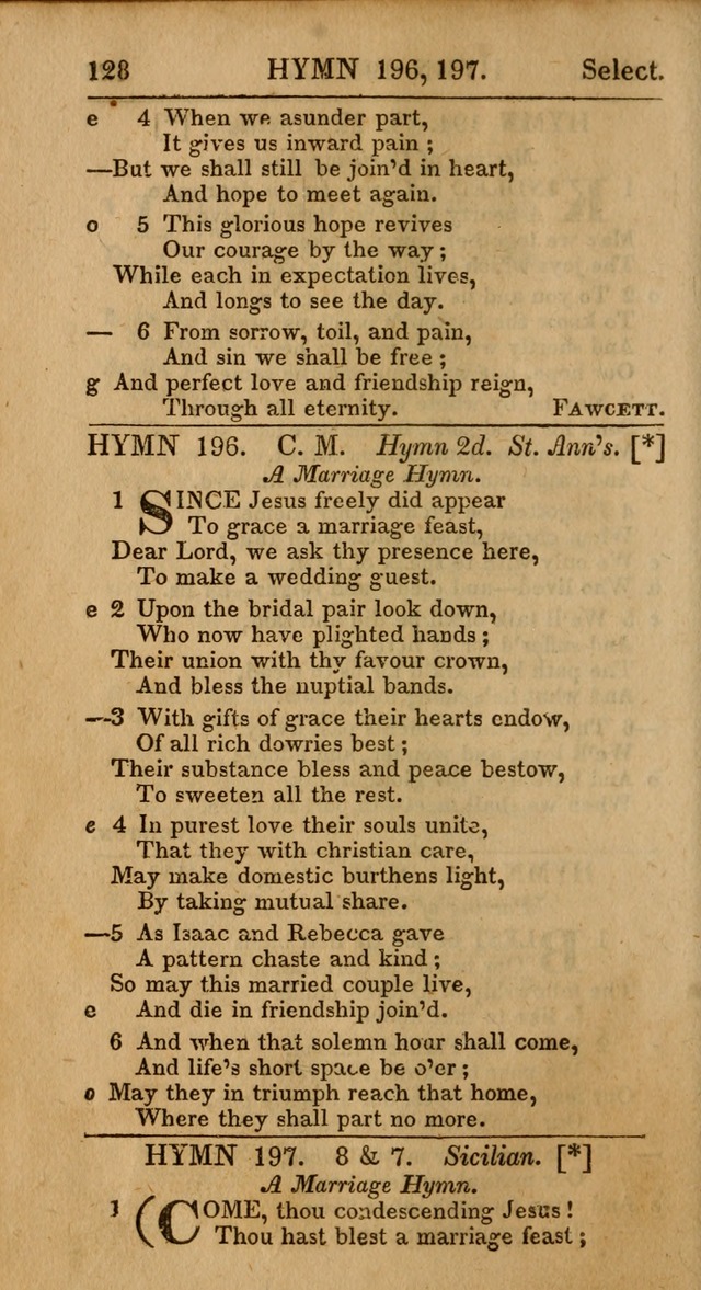 Select Hymns from Other Authors, Selected Harmony Together with Directions for Musical Expression. 2nd ed. page 128