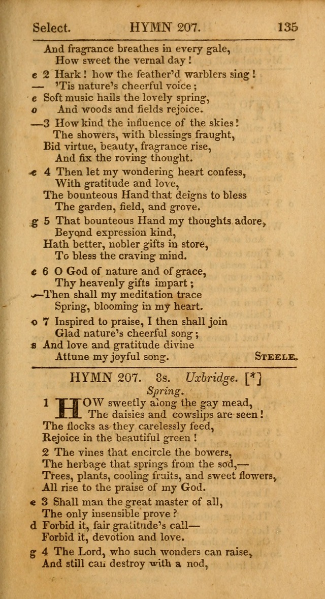 Select Hymns from Other Authors, Selected Harmony Together with Directions for Musical Expression. 2nd ed. page 135