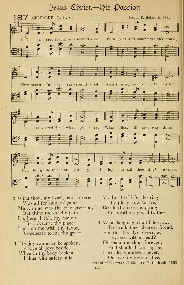 The Sanctuary Hymnal, published by Order of the General Conference of the United Brethren in Christ page 127