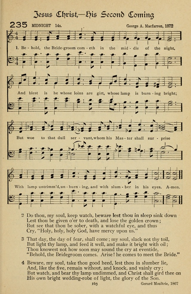 The Sanctuary Hymnal, published by Order of the General Conference of the United Brethren in Christ page 164