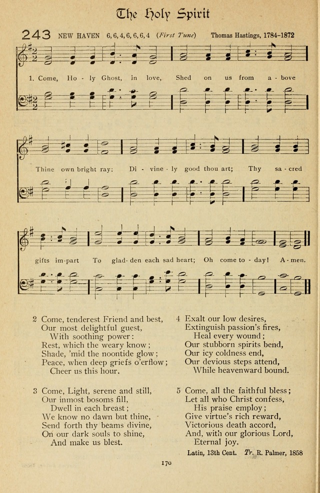 The Sanctuary Hymnal, published by Order of the General Conference of the United Brethren in Christ page 171