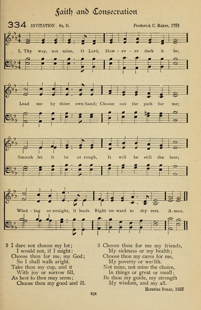 The Sanctuary Hymnal, published by Order of the General Conference of the United Brethren in Christ page 232