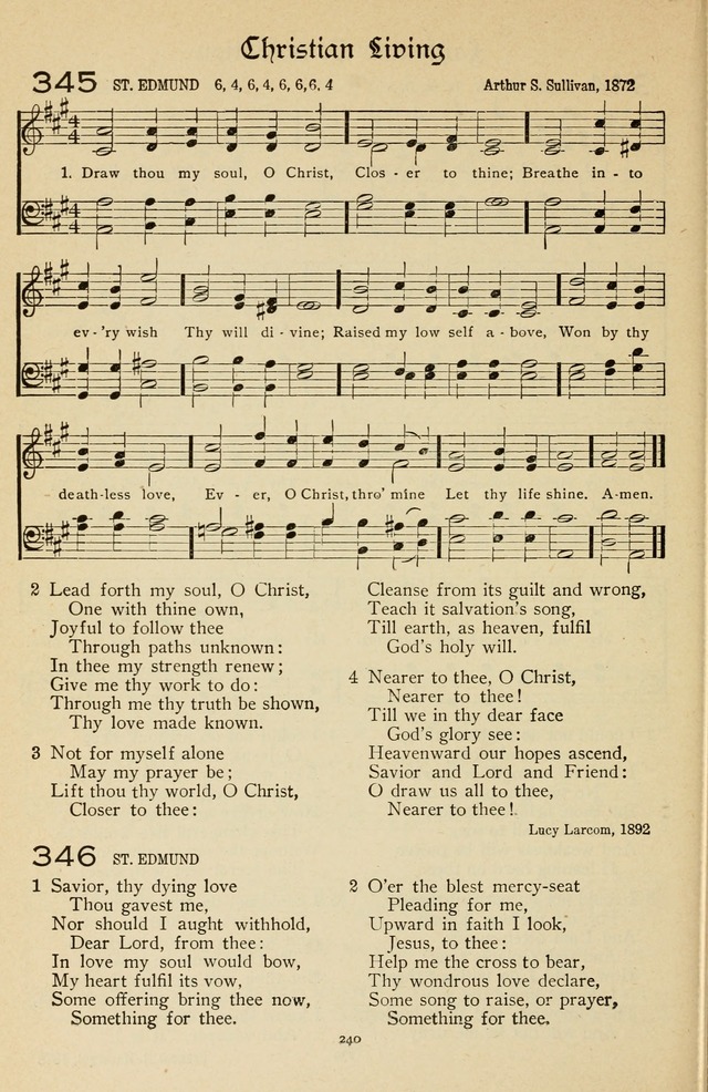 The Sanctuary Hymnal, published by Order of the General Conference of the United Brethren in Christ page 241