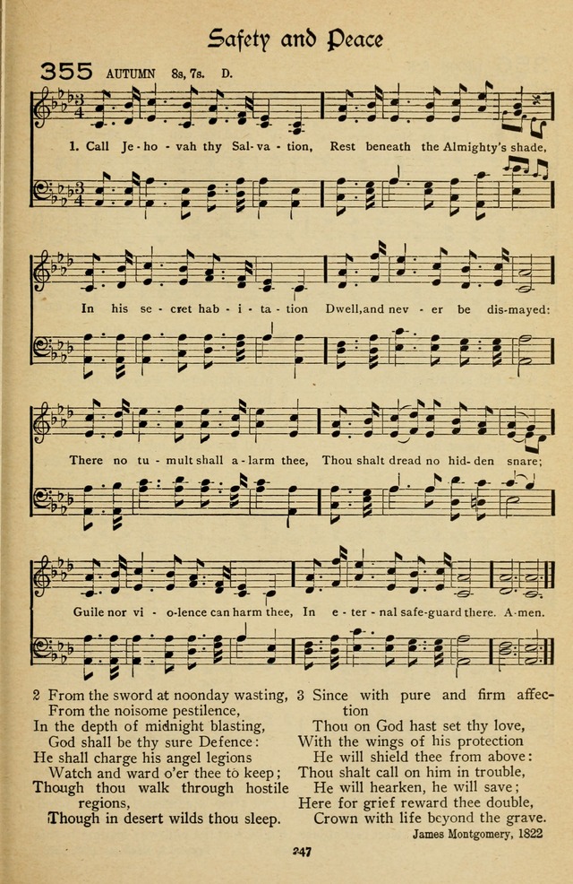 The Sanctuary Hymnal, published by Order of the General Conference of the United Brethren in Christ page 248