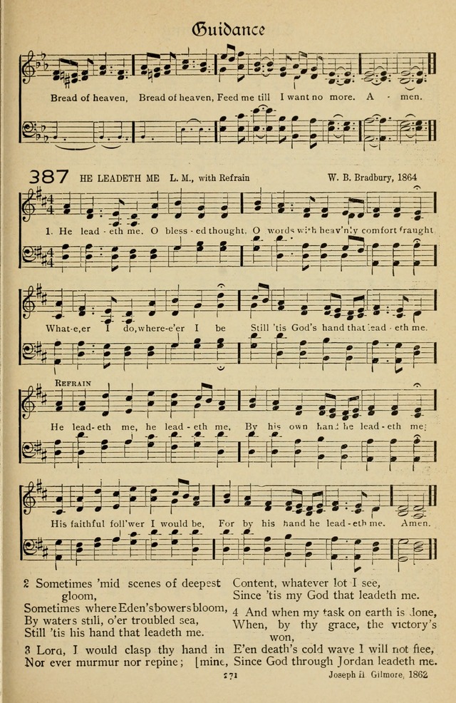 The Sanctuary Hymnal, published by Order of the General Conference of the United Brethren in Christ page 272