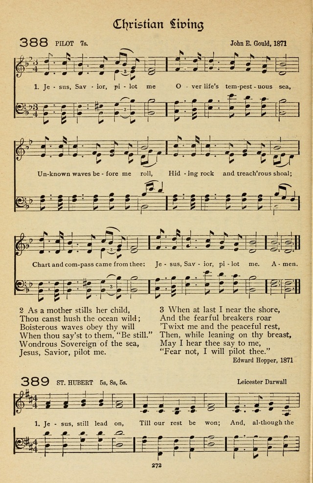 The Sanctuary Hymnal, published by Order of the General Conference of the United Brethren in Christ page 273