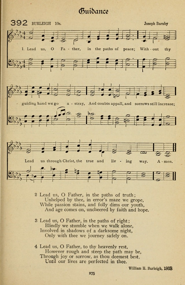 The Sanctuary Hymnal, published by Order of the General Conference of the United Brethren in Christ page 276