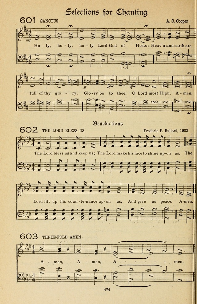 The Sanctuary Hymnal, published by Order of the General Conference of the United Brethren in Christ page 425