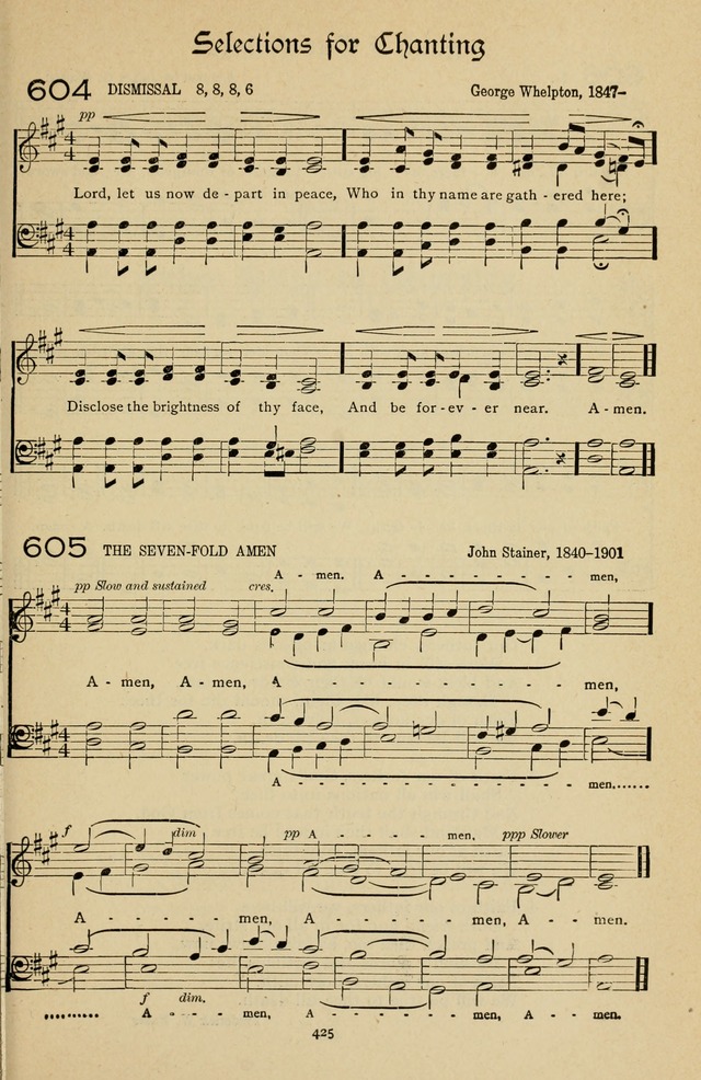 The Sanctuary Hymnal, published by Order of the General Conference of the United Brethren in Christ page 426