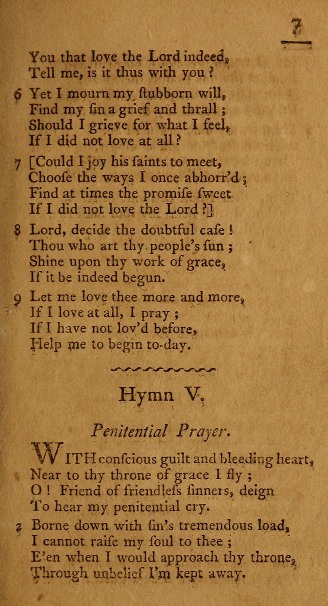 Society hymns, original and selected on evangelical and experimental subjects page 10