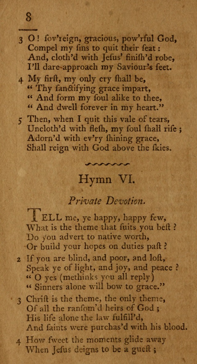 Society hymns, original and selected on evangelical and experimental subjects page 11