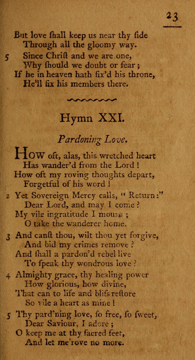 Society hymns, original and selected on evangelical and experimental subjects page 26