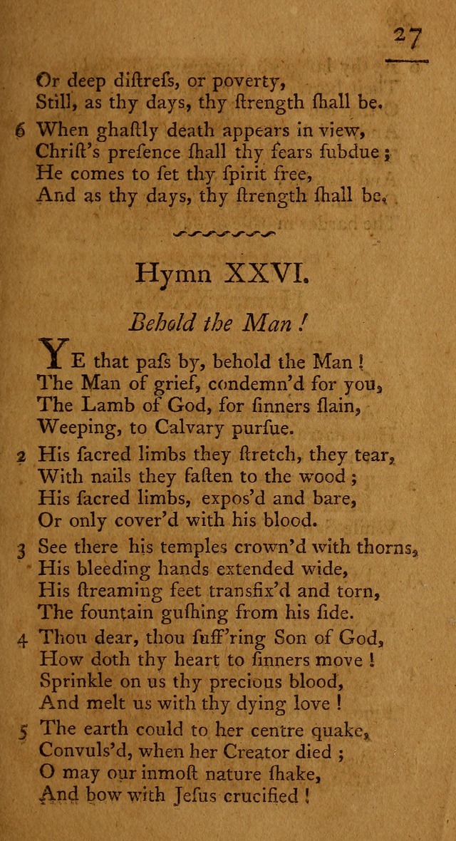 Society hymns, original and selected on evangelical and experimental subjects page 30