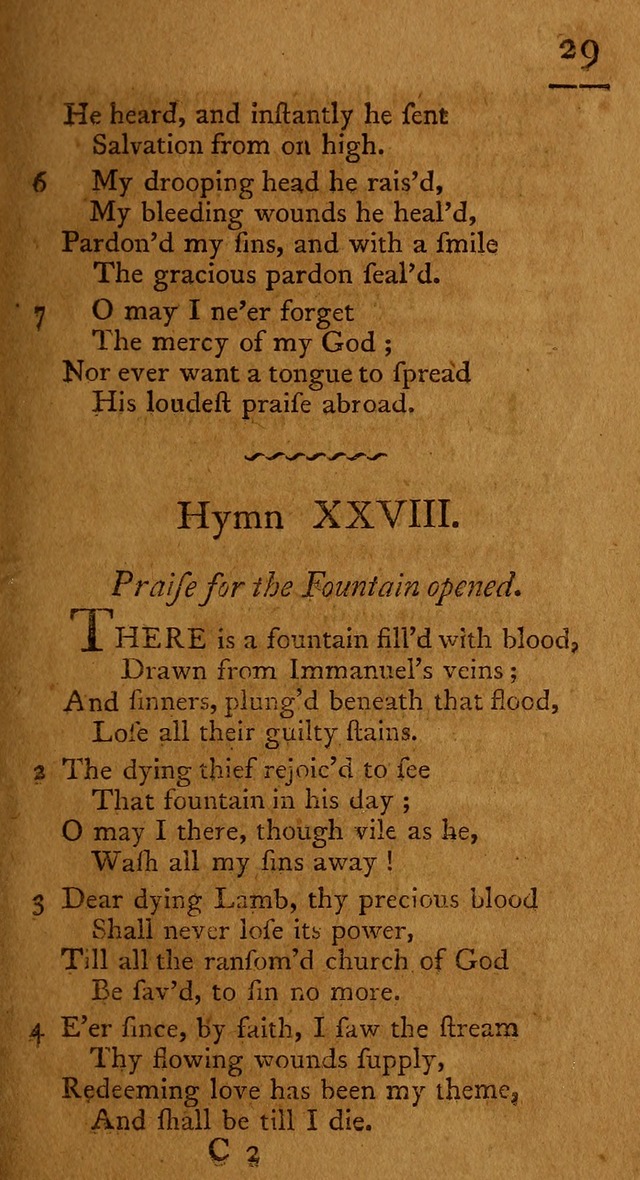 Society hymns, original and selected on evangelical and experimental subjects page 32