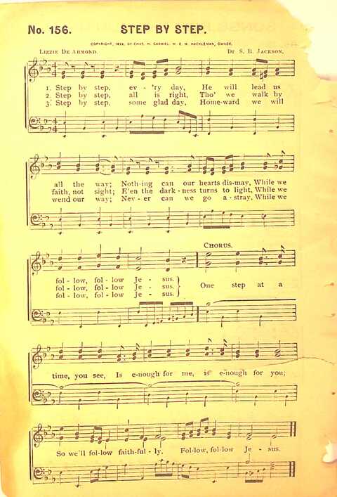 Sing His Praise: for the church, Sunday school and all religious assemblies page 158