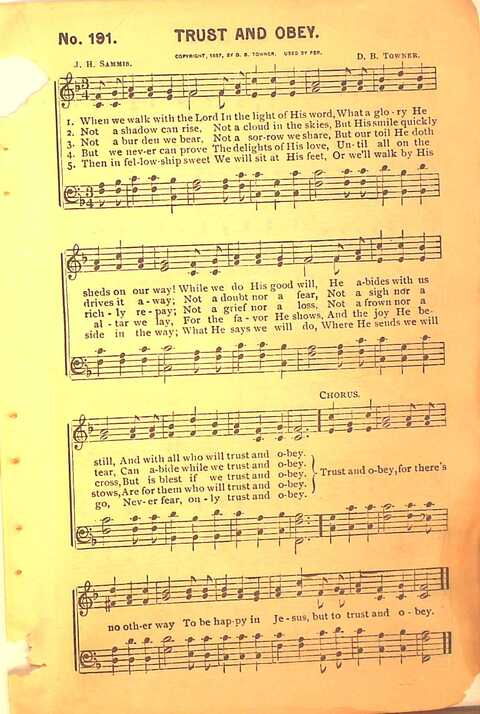 Sing His Praise: for the church, Sunday school and all religious assemblies page 205