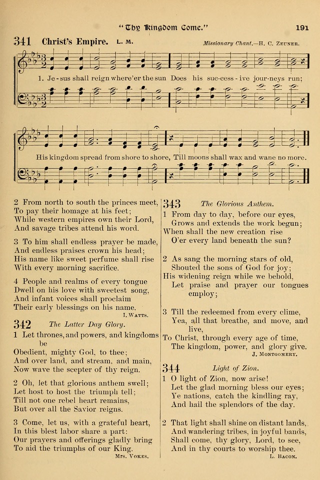 Song-Hymnal of Praise and Joy: a selection of spiritual songs, old and new page 190