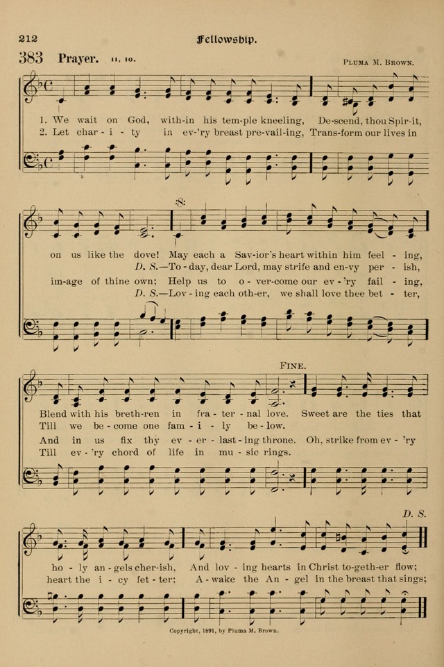 Song-Hymnal of Praise and Joy: a selection of spiritual songs, old and new page 211