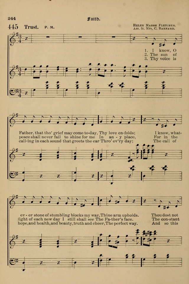Song-Hymnal of Praise and Joy: a selection of spiritual songs, old and new page 243
