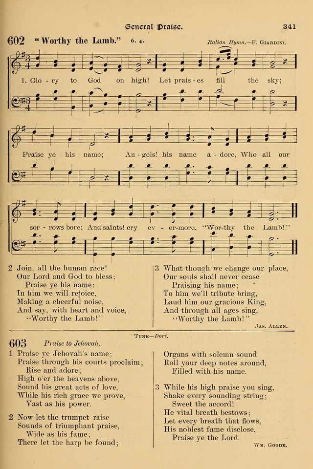 Song-Hymnal of Praise and Joy: a selection of spiritual songs, old and new page 332
