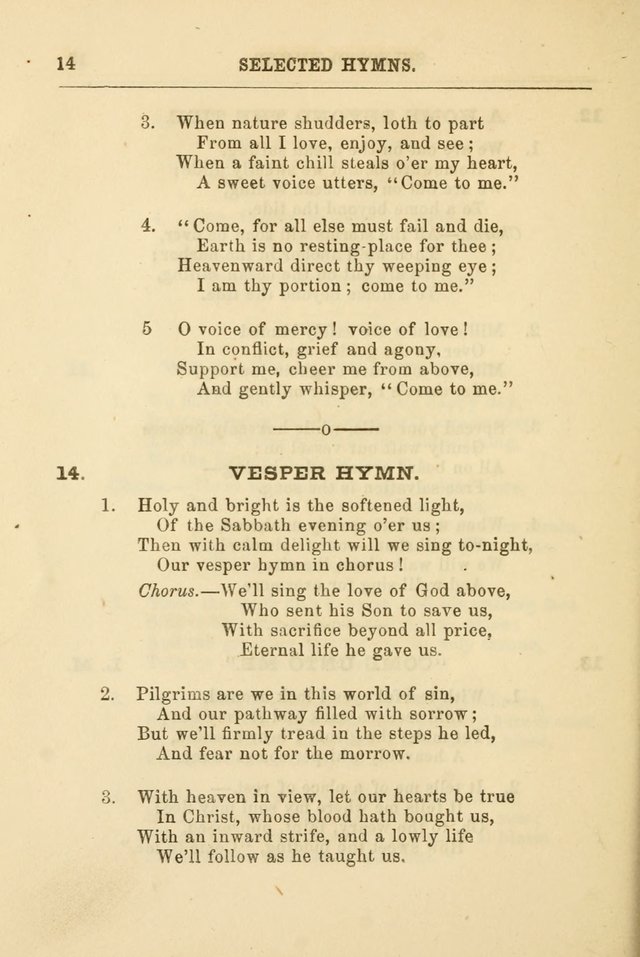 A Selection of Hymns: printed only for the use of the sabbath school of the Tenth Presbyterian Church, of Philadelphia page 21