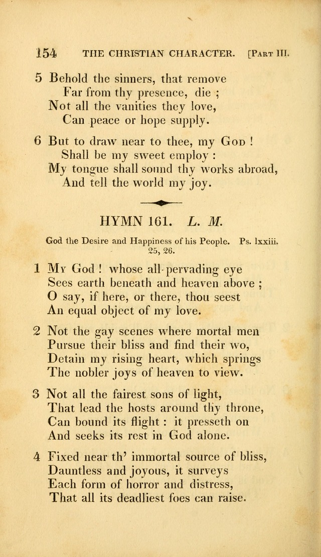A Selection of Hymns and Psalms: for social and private worship (3rd ed. corr.) page 154