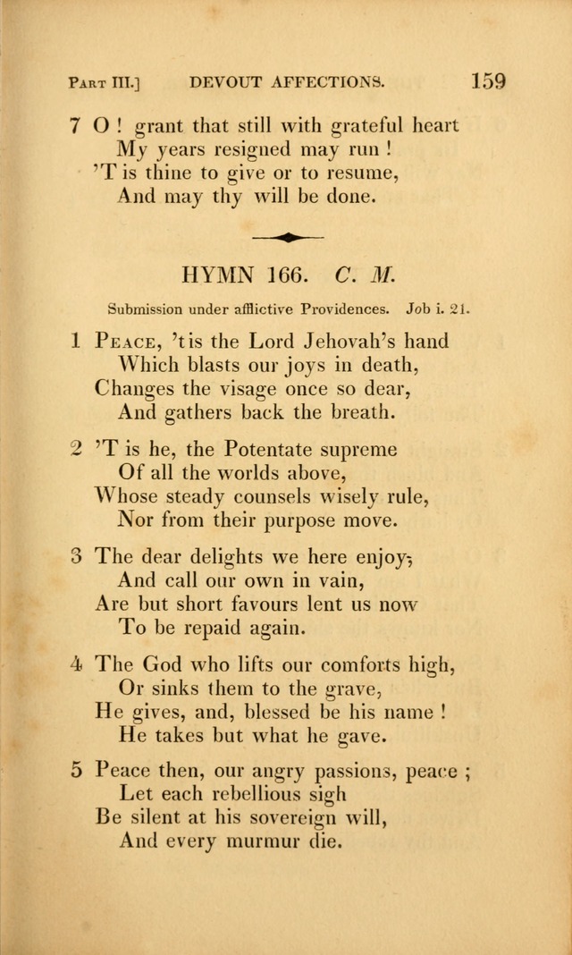 A Selection of Hymns and Psalms: for social and private worship (3rd ed. corr.) page 159