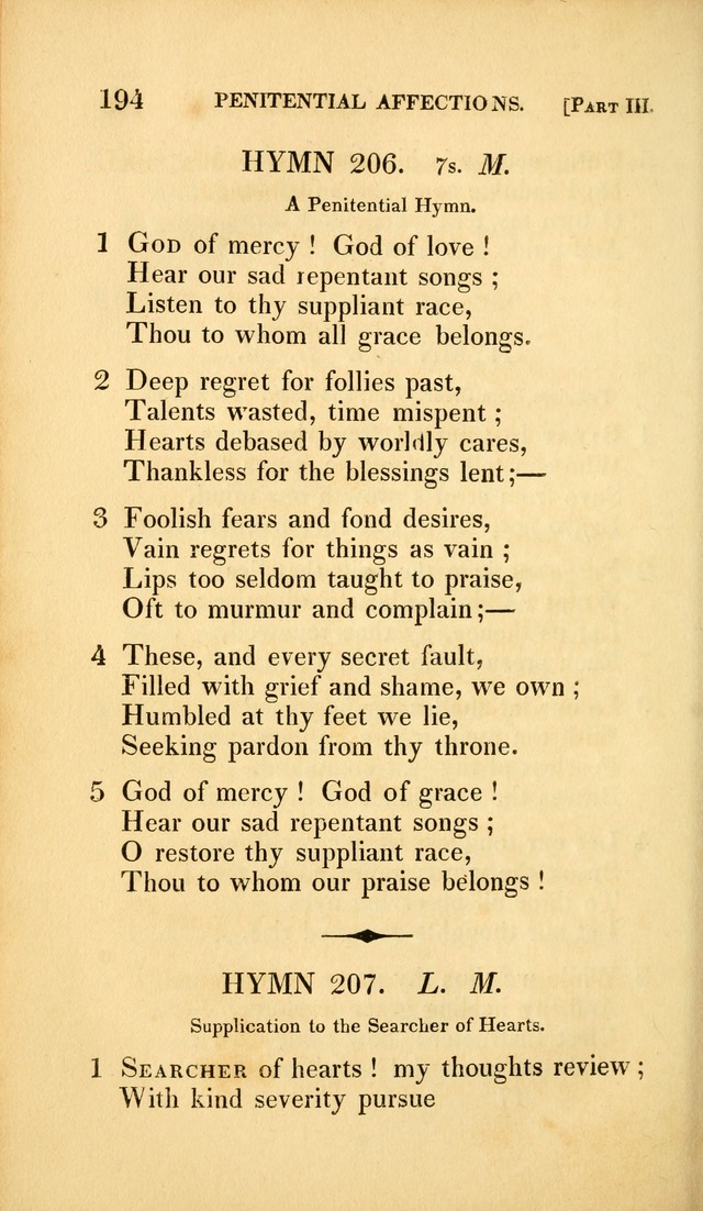 A Selection of Hymns and Psalms: for social and private worship (3rd ed. corr.) page 194