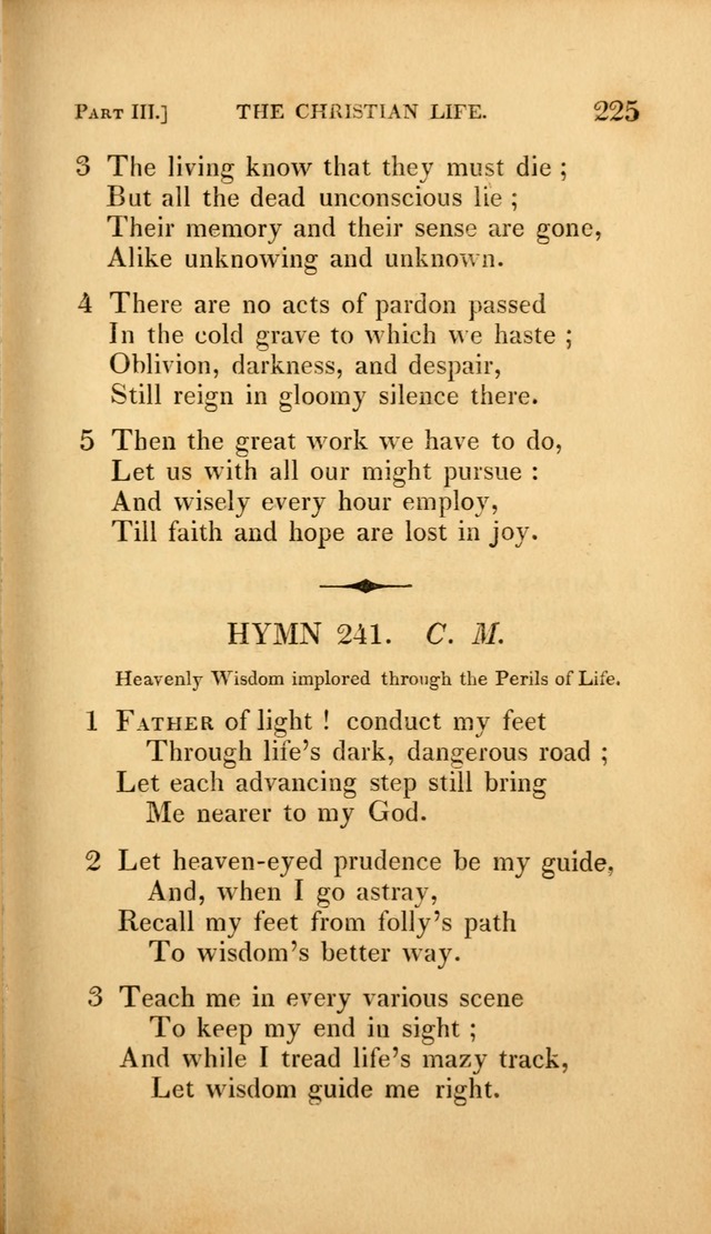 A Selection of Hymns and Psalms: for social and private worship (3rd ed. corr.) page 225