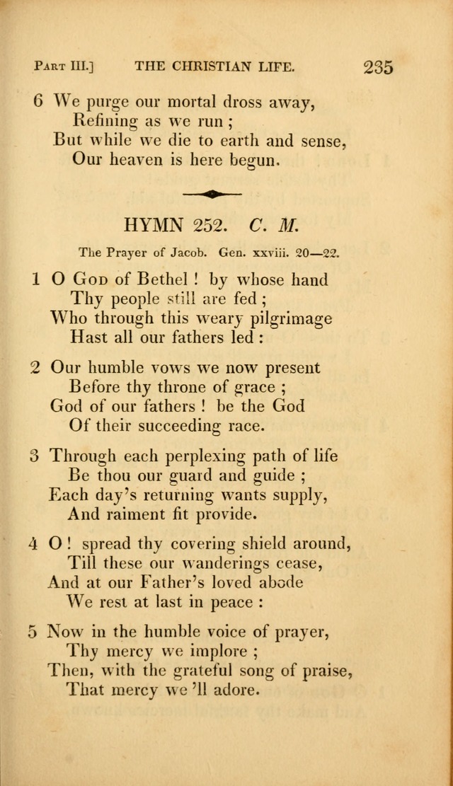 A Selection of Hymns and Psalms: for social and private worship (3rd ed. corr.) page 235