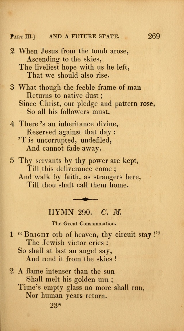 A Selection of Hymns and Psalms: for social and private worship (3rd ed. corr.) page 281