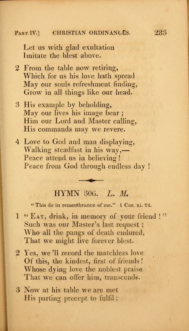 A Selection of Hymns and Psalms: for social and private worship (3rd ed. corr.) page 295
