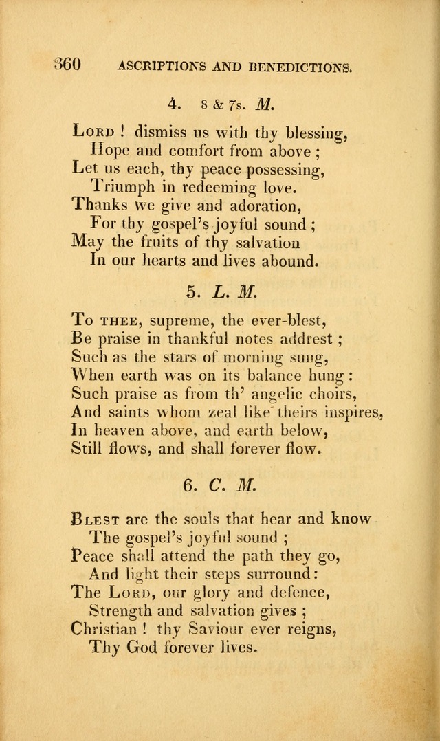 A Selection of Hymns and Psalms: for social and private worship (3rd ed. corr.) page 372