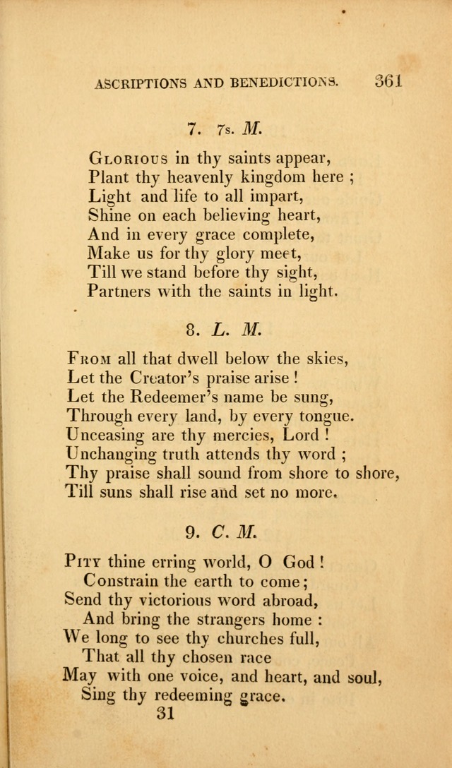 A Selection of Hymns and Psalms: for social and private worship (3rd ed. corr.) page 373