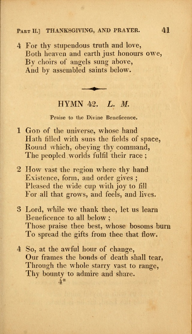 A Selection of Hymns and Psalms: for social and private worship (3rd ed. corr.) page 41