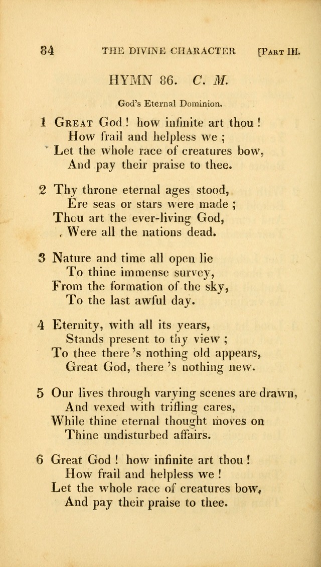 A Selection of Hymns and Psalms: for social and private worship (3rd ed. corr.) page 84