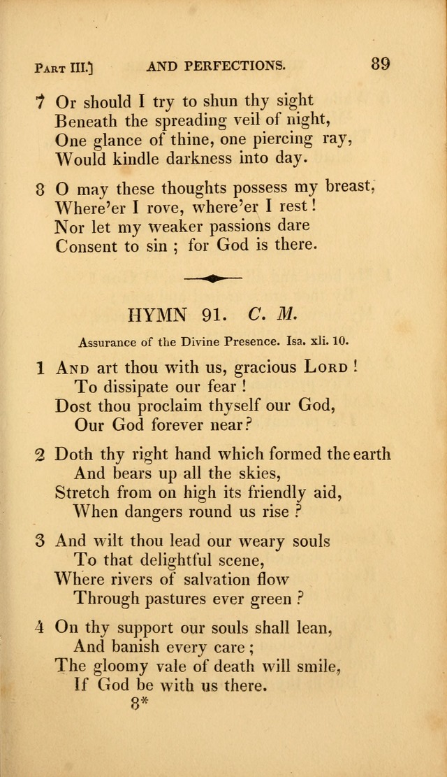 A Selection of Hymns and Psalms: for social and private worship (3rd ed. corr.) page 89