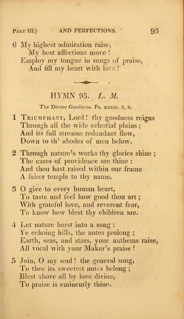 A Selection of Hymns and Psalms: for social and private worship (3rd ed. corr.) page 93
