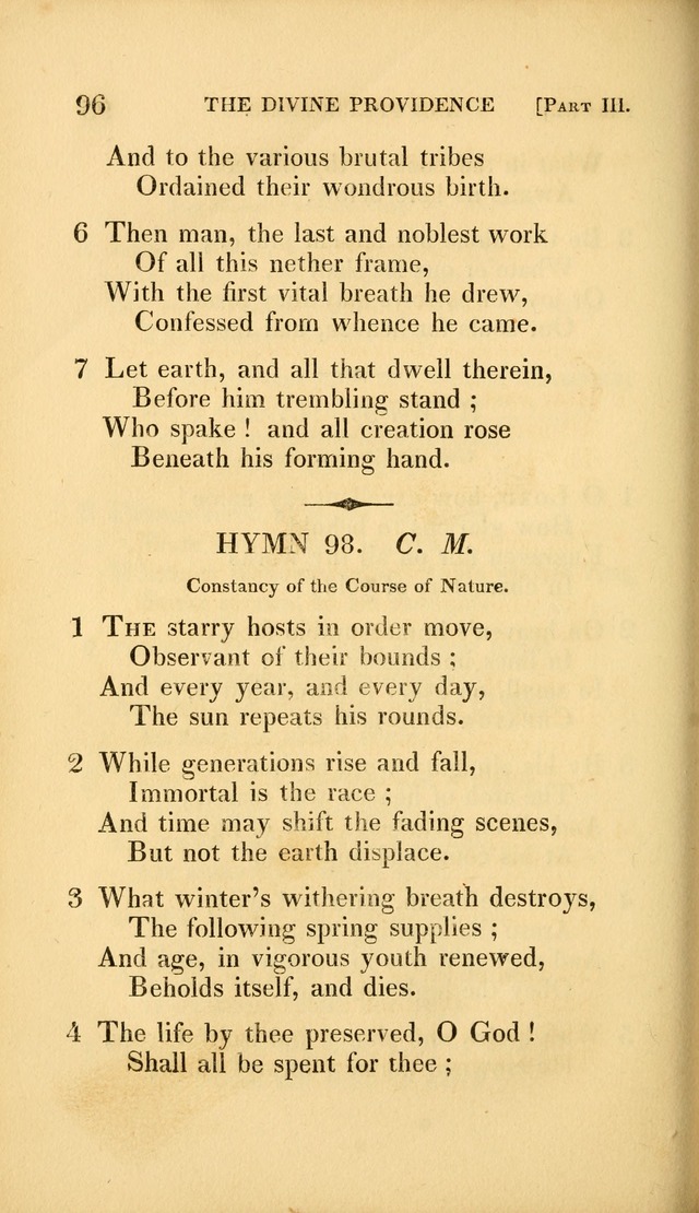 A Selection of Hymns and Psalms: for social and private worship (3rd ed. corr.) page 96